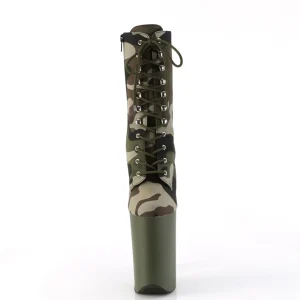 Camoflash 23 cm INFI-CAM1 talons très hauts - bottines plateforme extrême