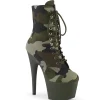 Camoflash Toile 18 cm ADORE-1020CAMO pleaser bottines à plateforme