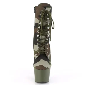 Camoflash Toile 18 cm ADORE-1020CAMO pleaser bottines à plateforme