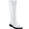 CAPTAIN-100 blanches botte de capitaine cosplay halloween bottes pour hommes