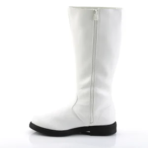 CAPTAIN-100 blanches botte de capitaine cosplay halloween bottes pour hommes