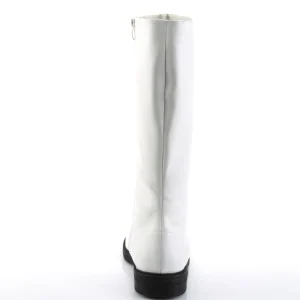 CAPTAIN-100 blanches botte de capitaine cosplay halloween bottes pour hommes
