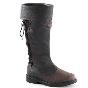 CAPTAIN-110 marron mousquetaire botte de capitaine bottes de pirates hommes