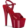 Chaussure rouge talon haut 18 cm ADORE-709GP etincelle talons hauts plateforme