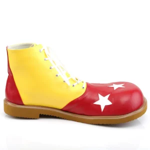 CLOWN-02 funtasma chaussures de clown et de cirque unisexes jaunes