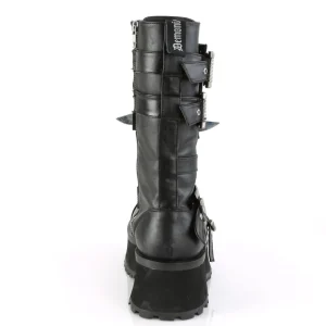 Cuir Vegan GRAVEDIGGER-250 bottes à cap d acier - bottes de combat demoniacult