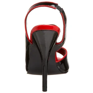 Cuir verni slingback 13 cm SEDUCE-117 chaussures slingback talon haut