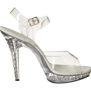 Diamant Argent 13 cm Fabulicious LIP-108SDT Talons Aiguilles Plateforme