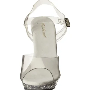 Diamant Argent 13 cm Fabulicious LIP-108SDT Talons Aiguilles Plateforme