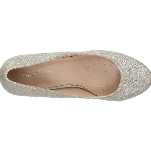 Dorée Pierre Cristal 6,5 cm DORIS-06 Chaussures Escarpins de Soirée