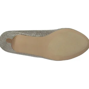 Dorée Pierre Cristal 6,5 cm DORIS-06 Chaussures Escarpins de Soirée