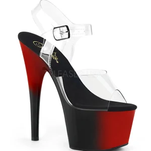 Double Couleur 18 cm ADORE-708BR chaussures plateforme et talons