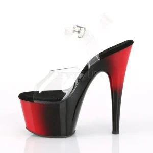 Double Couleur 18 cm ADORE-708BR chaussures plateforme et talons