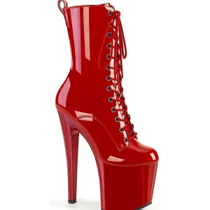 ENCHANT-1040 19 cm bottine talon haut femme pleaser rouges