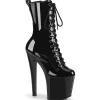 ENCHANT-1040 19 cm bottine talon haut femme pleaser noir