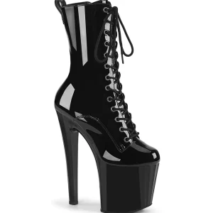 ENCHANT-1040 19 cm bottine talon haut femme pleaser noir