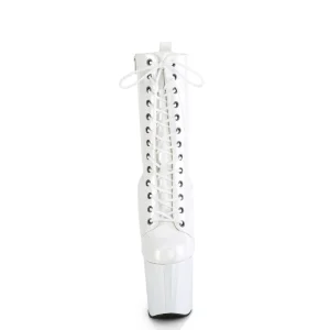 ENCHANT-1040 19 cm bottine talon haut femme pleaser blanc