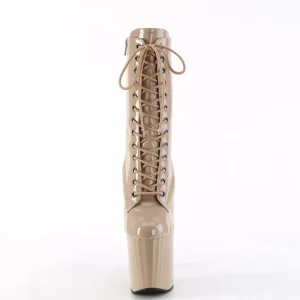 ENCHANT-1040 19 cm bottine talon haut femme pleaser beige