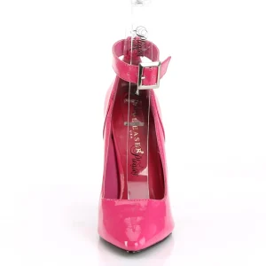 Escarpins pink verni 13 cm SEDUCE-431 escarpins à talons avec sangle de cheville