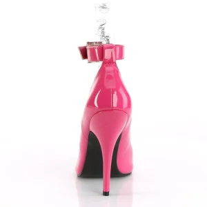 Escarpins pink verni 13 cm SEDUCE-431 escarpins à talons avec sangle de cheville