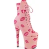 FLAMINGO-1020KISSES 20 cm bottine talon haut femme pleaser rose