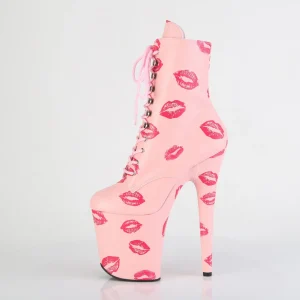 FLAMINGO-1020KISSES 20 cm bottine talon haut femme pleaser rose