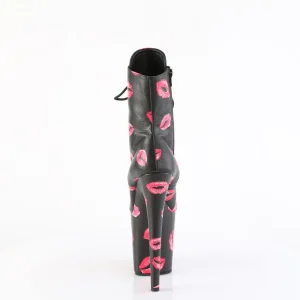 FLAMINGO-1020KISSES 20 cm bottine talon haut femme pleaser noir