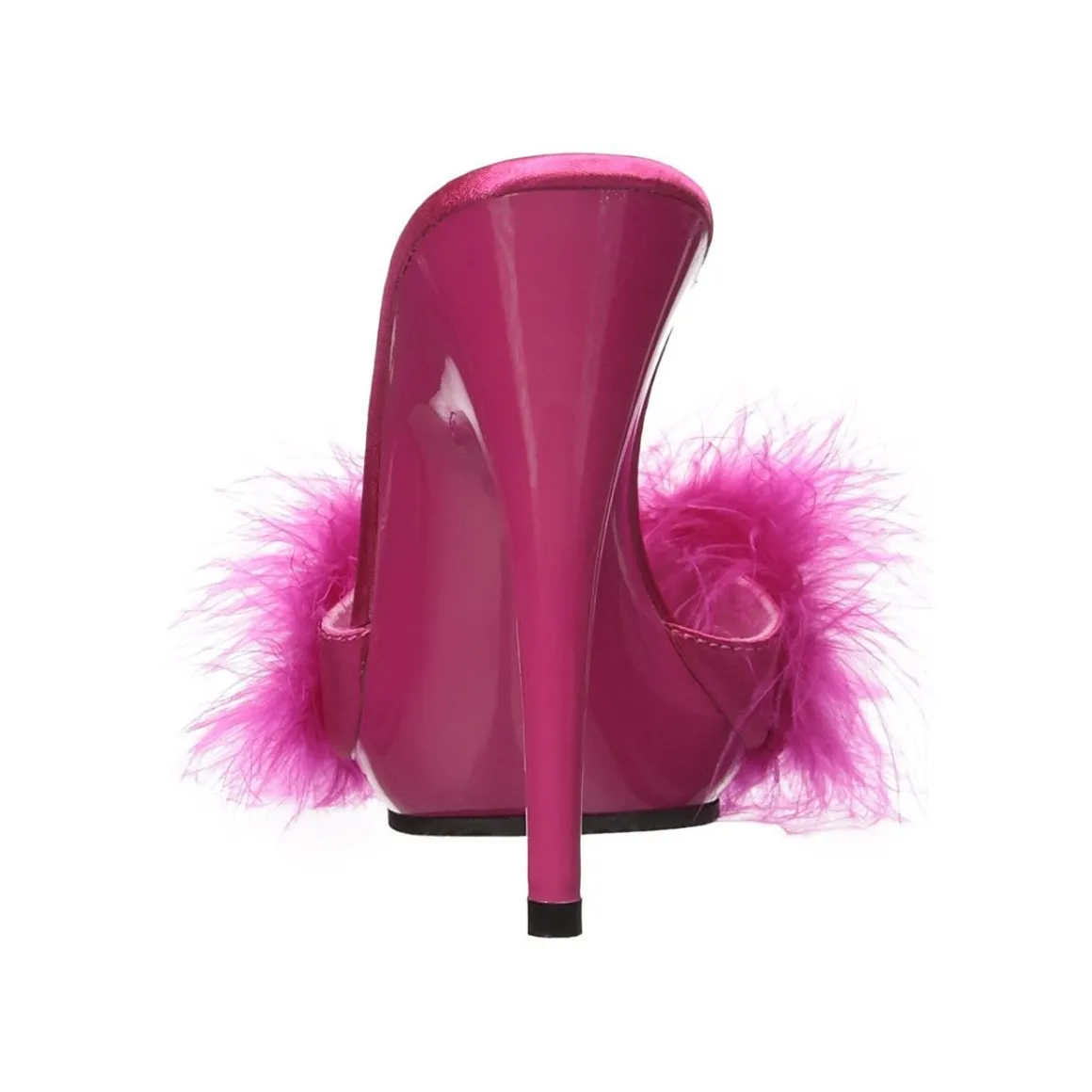 fuchsia__cm_poisef_plumes_5.webp Fuchsia 13 cm POISE-501F plumes de marabout Mules Chaussures