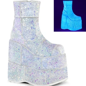 Glitter 18 cm STACK-201G cyberpunk bottines homme plateforme extrême