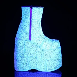 Glitter 18 cm STACK-201G cyberpunk bottines homme plateforme extrême