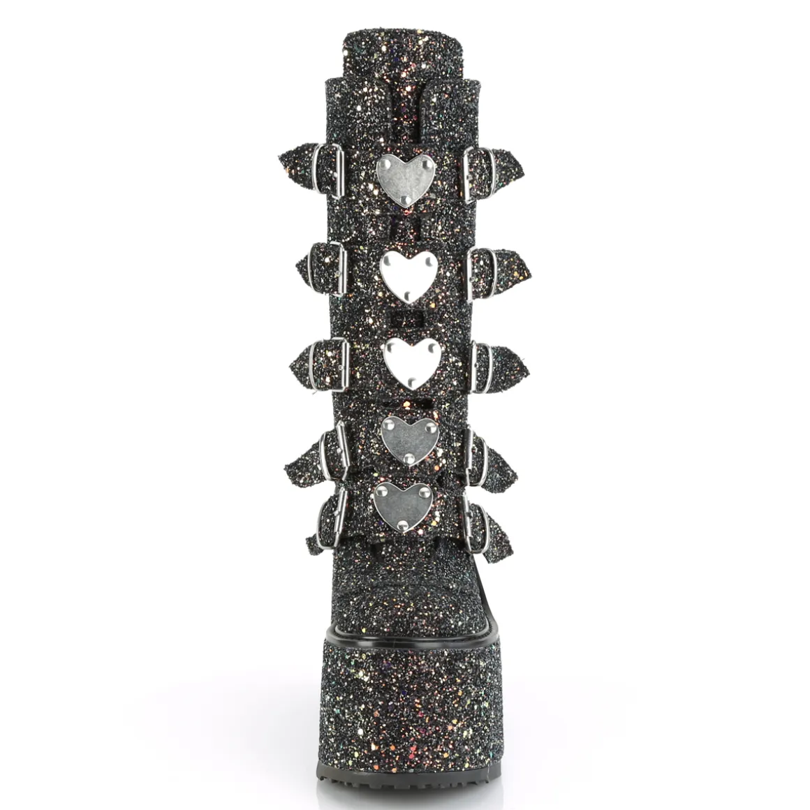 glitter__cm_swingg_platef_1.webp Glitter 14 cm SWING-G plateforme bottes femme hauteur mollet à boucles noir