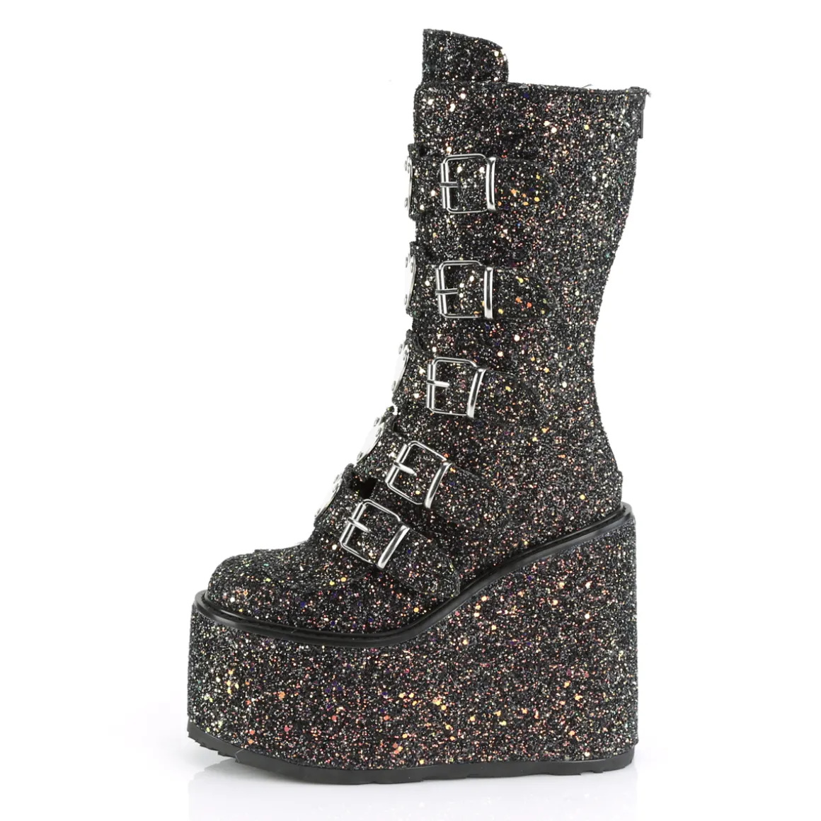 glitter__cm_swingg_platef_2.webp Glitter 14 cm SWING-G plateforme bottes femme hauteur mollet à boucles noir