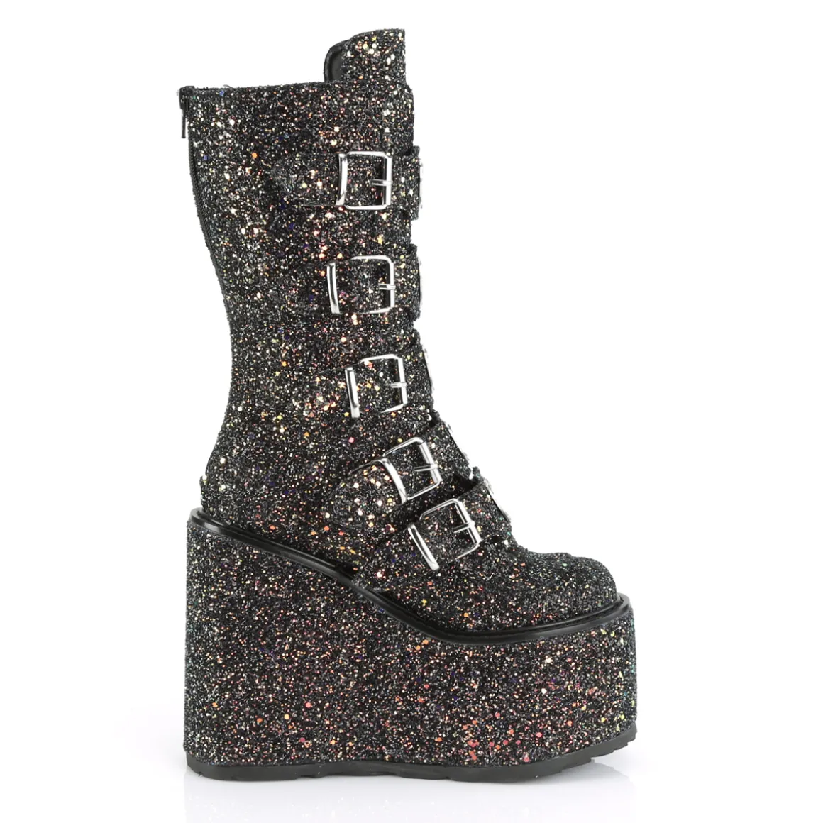 glitter__cm_swingg_platef_4.webp Glitter 14 cm SWING-G plateforme bottes femme hauteur mollet à boucles noir