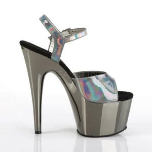 Gris 18 cm ADORE-709HGCH Hologramme talons avec plateforme