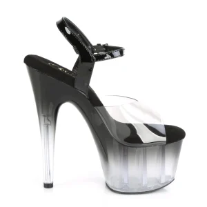 Gris transparent 18 cm ADORE-708T-2 chaussures de striptease