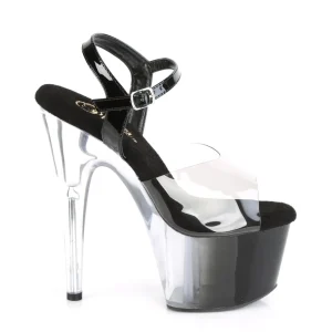 Gris transparent 18 cm ADORE-708T-1 chaussures de striptease