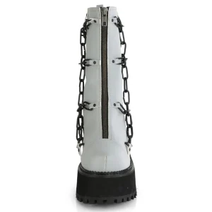Gris Vegan 12 cm ASSAULT-66 bottines à talons épais plateforme lolita