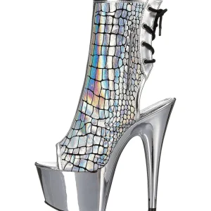 Hologramme 18 cm ADORE-1018HG bottines a plateforme femmes