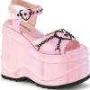 Hologramme 15 cm DemoniaCult WAVE-09 lolita sandale talon compensé plateforme