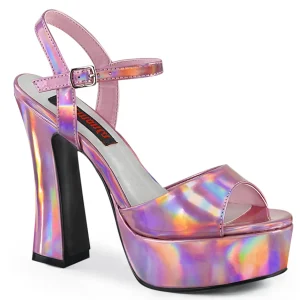 Hologramme 13 cm DOLLY-09 Sandales à talons carrés et hauts