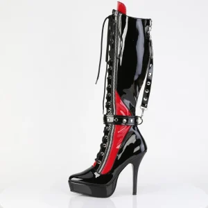INDULGE-2028 - 13,5 cm femmes bottes stiletto à talon aiguille