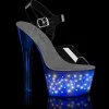 LED ampoule plateforme 18 cm ECHOLITE-708 sandales talons hauts de pole dance