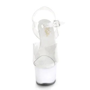 LED ampoule plateforme 18 cm ECHOLITE-708 sandales talons hauts de pole dance