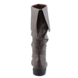 Marron bottes robinhood pour hommes cosplay renaissance halloween bottes