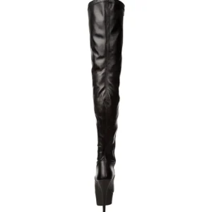 Mat 15,5 cm DELIGHT-3023 Cuissardes Bottes Plateforme