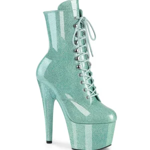 menthe verte glitter 18 cm pleaser bottines talons hauts femme