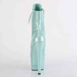 menthe verte glitter 18 cm pleaser bottines talons hauts femme