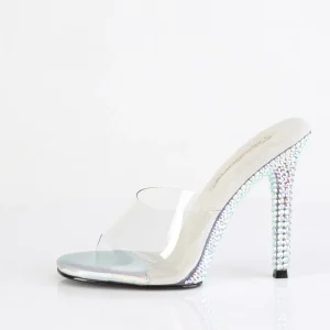 Mules Argent 11,5 cm GALA-01DML Mules à talons hauts strass
