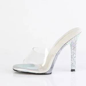 Mules Argent 11,5 cm GALA-01DSP Mules à talons hauts strass