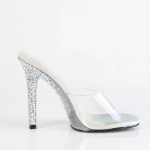 Mules Argent 11,5 cm GALA-01DSP Mules à talons hauts strass